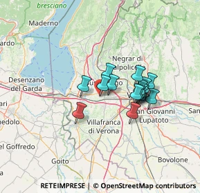 Mappa Via Grotto, 37060 Sona VR, Italia (9.97125)