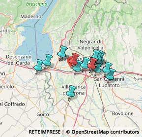 Mappa Via Grotto, 37060 Sona VR, Italia (9.71294)