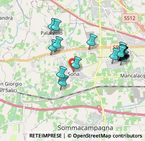 Mappa Via Grotto, 37060 Sona VR, Italia (2.054)