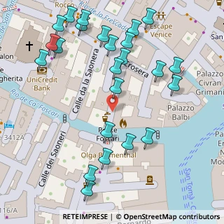 Mappa Calle Foscari, 30123 Venezia VE, Italia (0.0775)