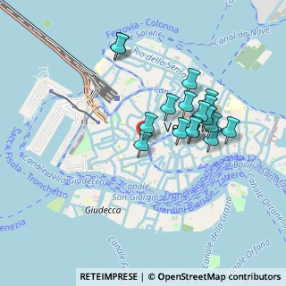 Mappa Calle Foscari, 30123 Venezia VE, Italia (0.80882)