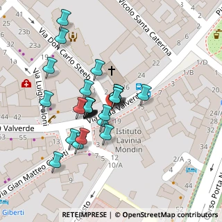 Mappa Via della Valverde, 37122 Verona VR, Italia (0.02963)