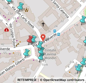 Mappa Via della Valverde, 37122 Verona VR, Italia (0.1165)