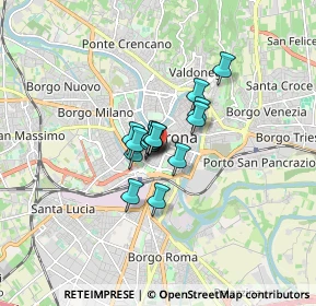 Mappa Via della Valverde, 37122 Verona VR, Italia (0.87133)