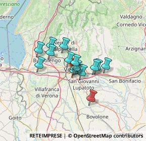 Mappa Via della Valverde, 37122 Verona VR, Italia (8.53067)