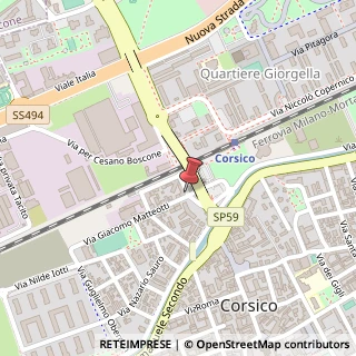 Mappa Via Leopoldo Bozzi, 11, 20094 Corsico, Milano (Lombardia)