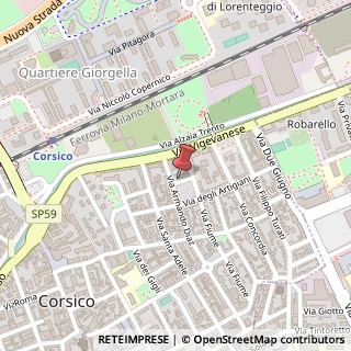 Mappa Via Giovanni Falcone, 3, 20094 Corsico, Milano (Lombardia)
