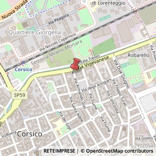 Mappa Via Armando Diaz, 4-6, 20094 Corsico, Milano (Lombardia)