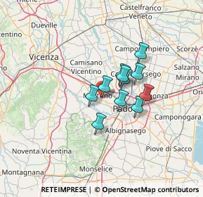 Mappa Via Bologna, 35035 Mestrino PD, Italia (8.45636)