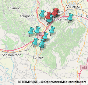 Mappa Via dell' Industria, 36040 Sarego VI, Italia (6.03688)