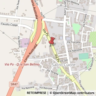 Mappa Via Po, 27, 35135 Padova, Padova (Veneto)