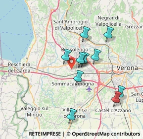 Mappa 37060 Sona VR, Italia (6.17636)