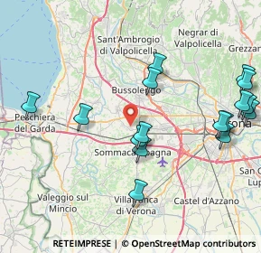 Mappa 37060 Sona VR, Italia (9.27438)