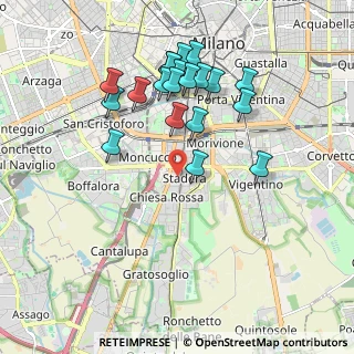 Mappa Via Liutprando, 20141 Milano MI, Italia (1.8785)