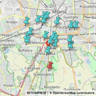 Mappa Via Liutprando, 20141 Milano MI, Italia (1.7385)