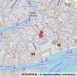 Mappa Calle dei Fabbri, 929, 30124 Venezia, Venezia (Veneto)