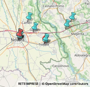 Mappa Via Girondella, 28069 Trecate NO, Italia (7.8)