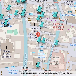 Mappa Calle Bosello, 30122 Venezia VE, Italia (0.08846)