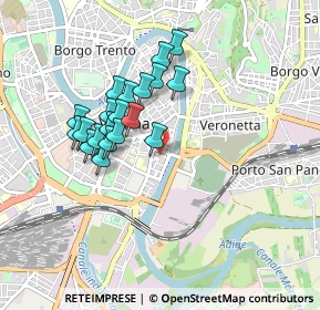 Mappa Via Luigi da Porto, 37100 Verona VR, Italia (0.7495)