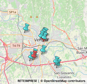 Mappa Via Luigi da Porto, 37100 Verona VR, Italia (2.56083)