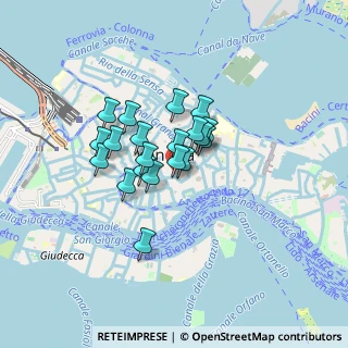 Mappa Calle Goldoni, 30124 Venezia VE, Italia (0.5675)