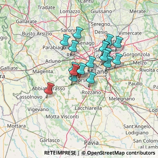 Mappa Centro Commerciale Porte di Milano, 20090 Cesano Boscone MI, Italia (10.89111)