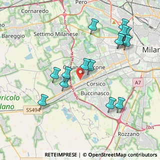 Mappa C.C. Porte di Milano, 20090 Cesano Boscone MI, Italia (4.25867)