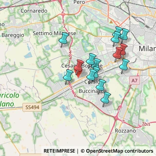 Mappa C.C. Porte di Milano, 20090 Cesano Boscone MI, Italia (3.34867)