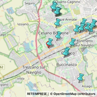 Mappa Centro Commerciale Porte di Milano, 20090 Cesano Boscone MI, Italia (2.7785)