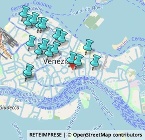 Mappa Calle Larga San Marco, 30124 Venezia VE, Italia (0.98333)