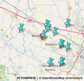 Mappa Via Michelangelo Buonarroti, 35035 Mestrino PD, Italia (3.62)