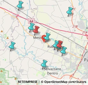 Mappa Via Michelangelo Buonarroti, 35035 Mestrino PD, Italia (3.79273)