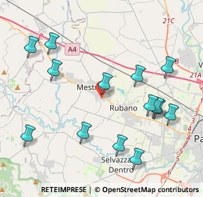 Mappa Via Michelangelo Buonarroti, 35035 Mestrino PD, Italia (4.49)