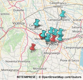 Mappa Via Michelangelo Buonarroti, 35035 Mestrino PD, Italia (8.70385)