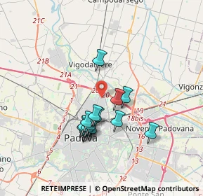 Mappa Via Don Luigi Orione, 35133 Padova PD, Italia (2.988)