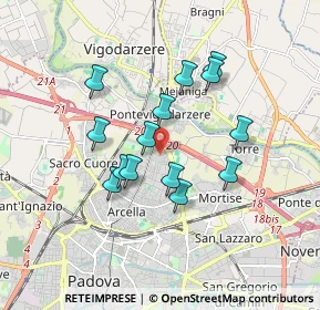 Mappa Via Don Luigi Orione, 35133 Padova PD, Italia (1.46857)