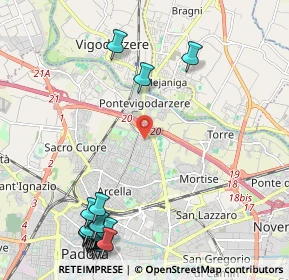Mappa Via Don Luigi Orione, 35133 Padova PD, Italia (3.0305)