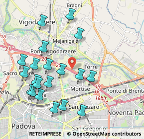 Mappa Via Salvatore Manca, 35129 Padova PD, Italia (2.177)