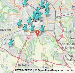 Mappa , 20141 Milano MI, Italia (3.93357)