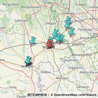 Mappa Via Tagliamento, 28100 Novara NO, Italia (12.32071)