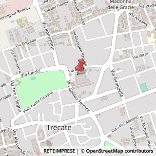 Mappa Via Galileo Ferraris, 38, 28069 Trecate, Novara (Piemonte)