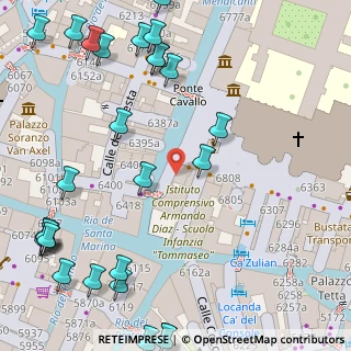 Mappa Calle del Verrocchio, 30122 Venezia VE, Italia (0.08929)