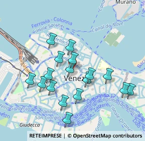 Mappa Calle dei Boteri, 30125 Venezia VE, Italia (0.87294)