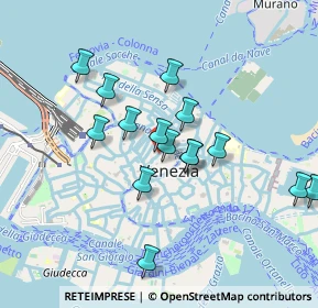 Mappa Calle dei Boteri, 30125 Venezia VE, Italia (0.81067)