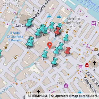 Mappa Calle Baglioni, 30125 Venezia VE, Italia (0.028)