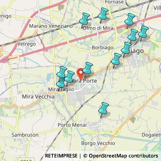 Mappa Via Contarini, 30034 Mira VE, Italia (2.23667)