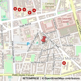Mappa Via Gorizia, 13, 28100 Novara, Novara (Piemonte)