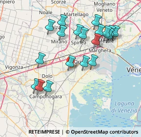 Mappa Via Lanza, 30034 Mira VE, Italia (7.59263)