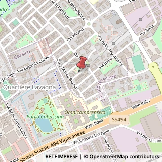 Mappa Via Carlo Goldoni, 5, 20090 Cesano Boscone, Milano (Lombardia)