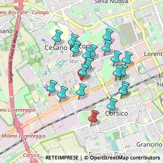 Mappa Via Carlo Goldoni, 20090 Cesano Boscone MI, Italia (0.8465)